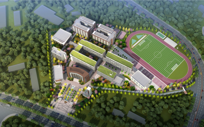 2玉林市第十中学改扩银娱优越会717程一期项目鸟瞰图。张方园 摄700.png