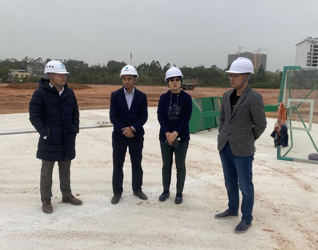 李红梅到二分公司仙葫水质净化厂项目查抄领导。杜存辉 摄（建图）.jpg